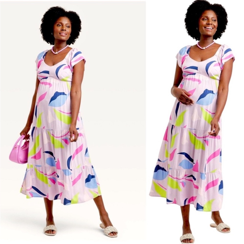 Isabel Maternity Maxi Dress